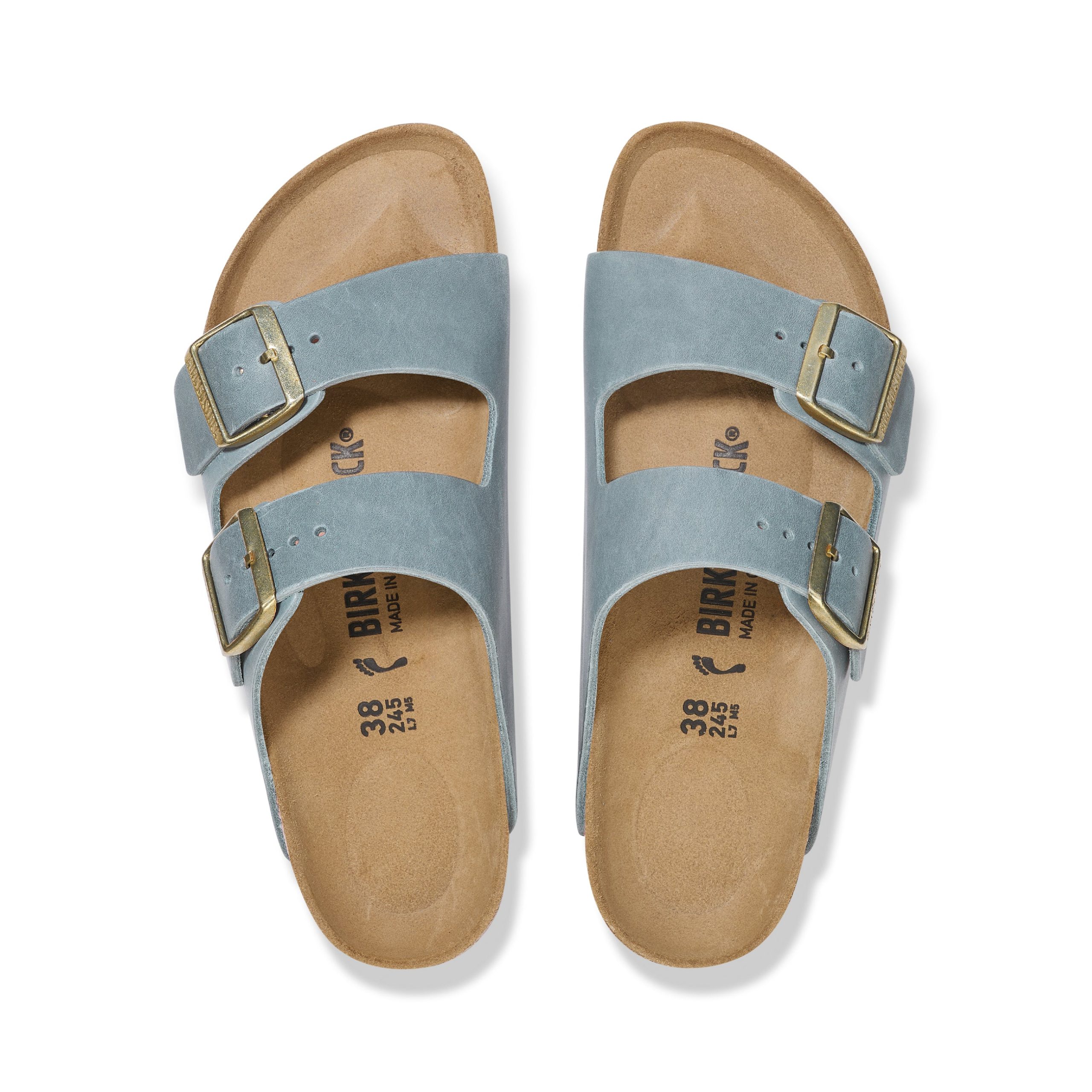 Arizona Basalt Grey Oiled Leather - Image 3