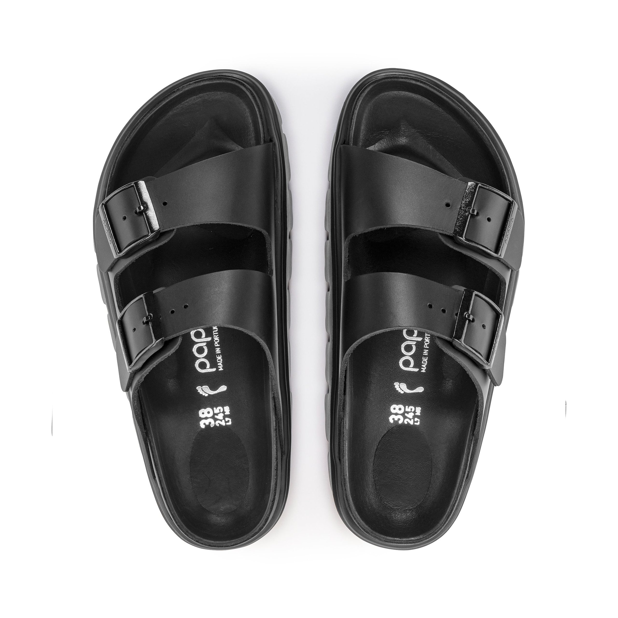 Arizona Chunky Exquisite Black Smooth Leather - Image 3