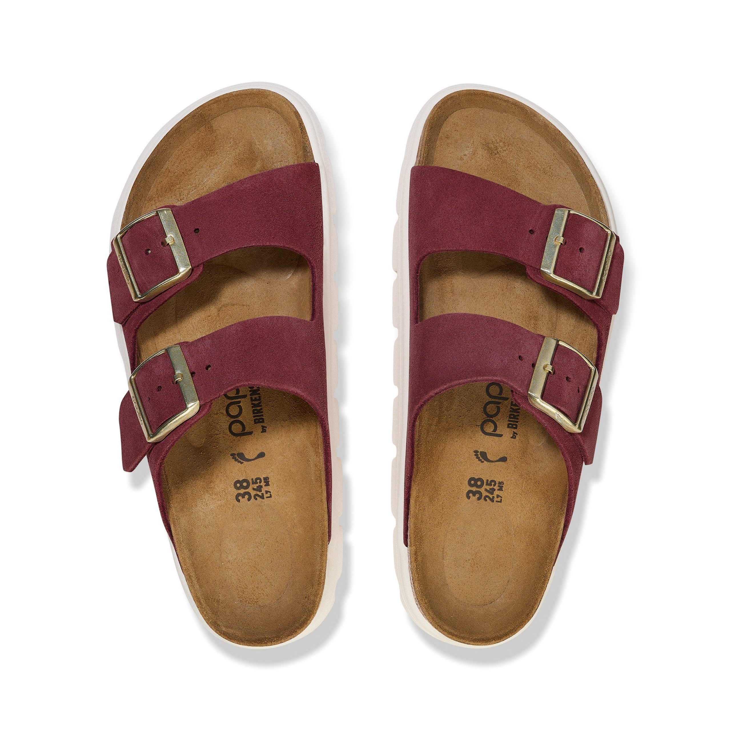 Arizona Chunky Berry Crush Suede Leather - Image 3