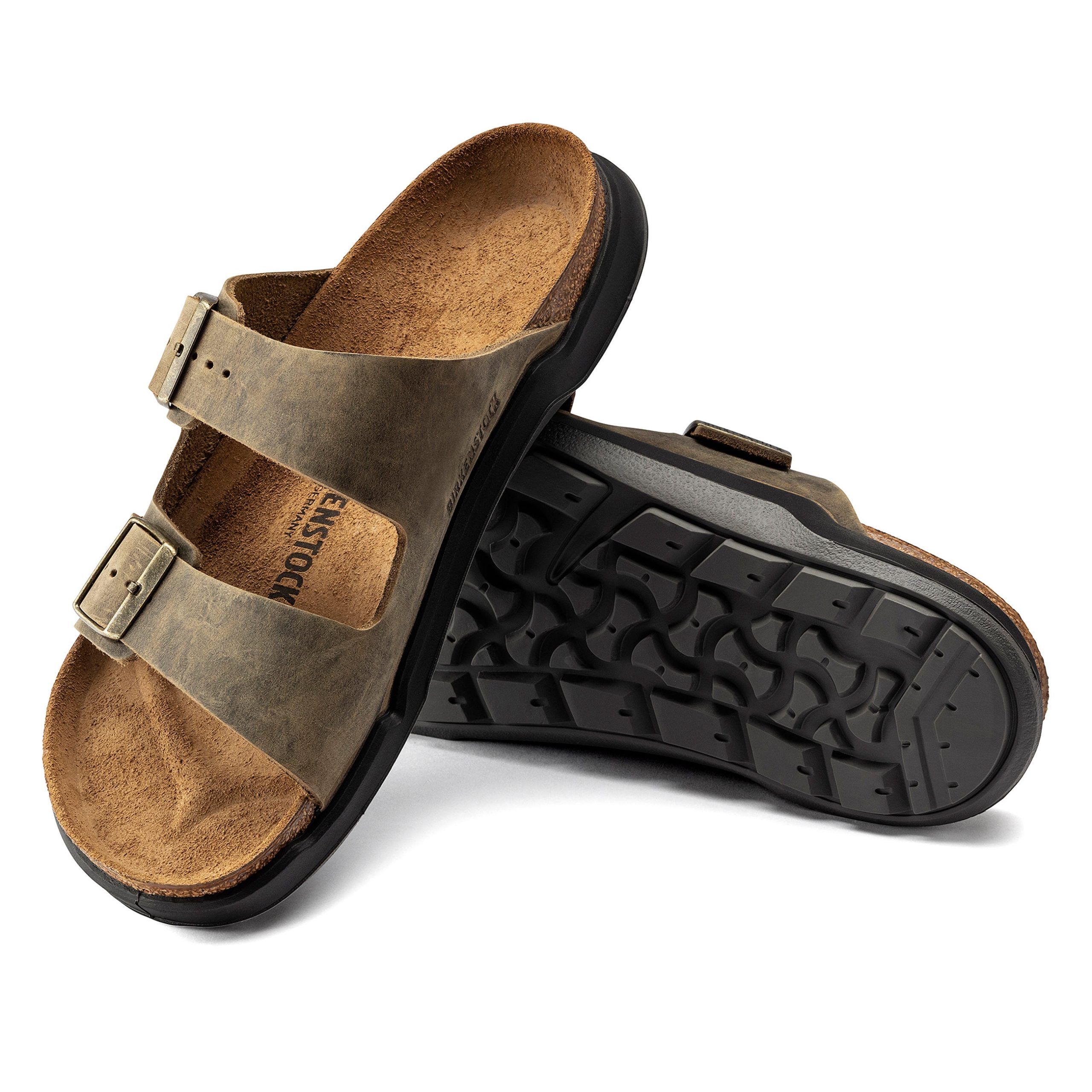 Arizona Cross Town Arctic Faded Khaki Waxy Leather - Image 4