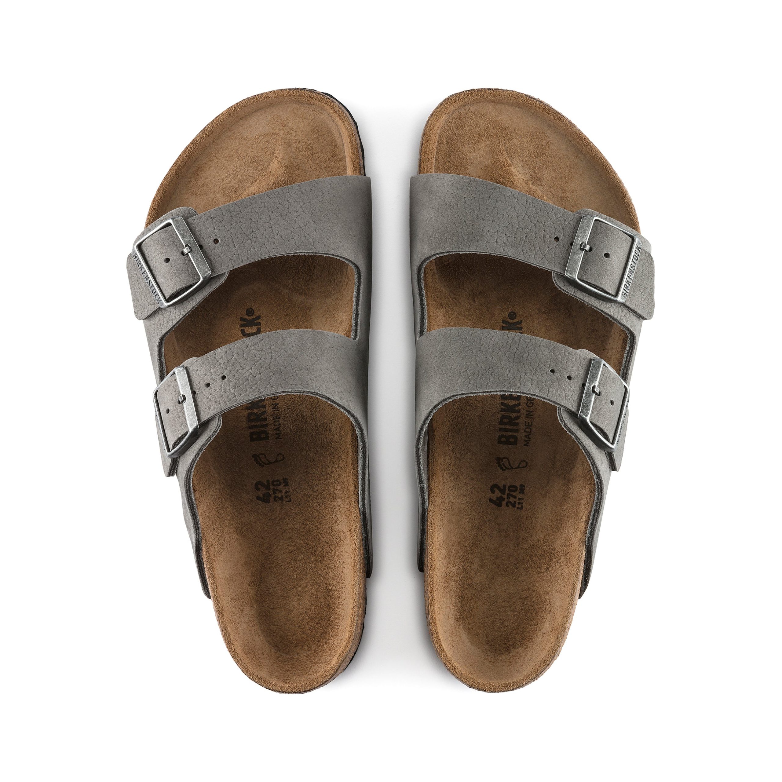 Arizona Desert Buck Whale Grey Nubuck Leather - Image 3