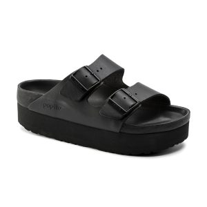 Arizona Exquisite Platform Black Natural Leather