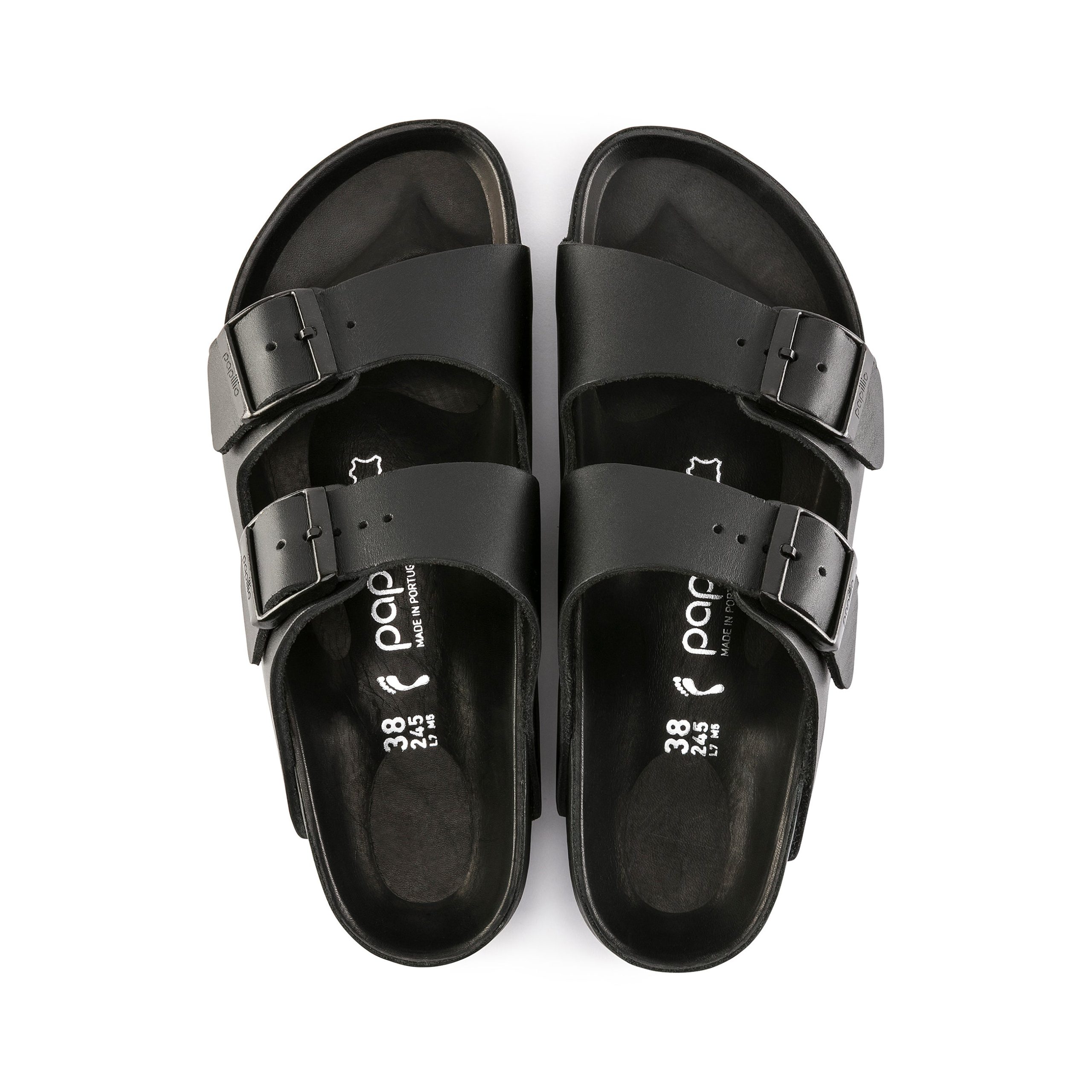 Arizona Exquisite Platform Black Natural Leather - Image 3