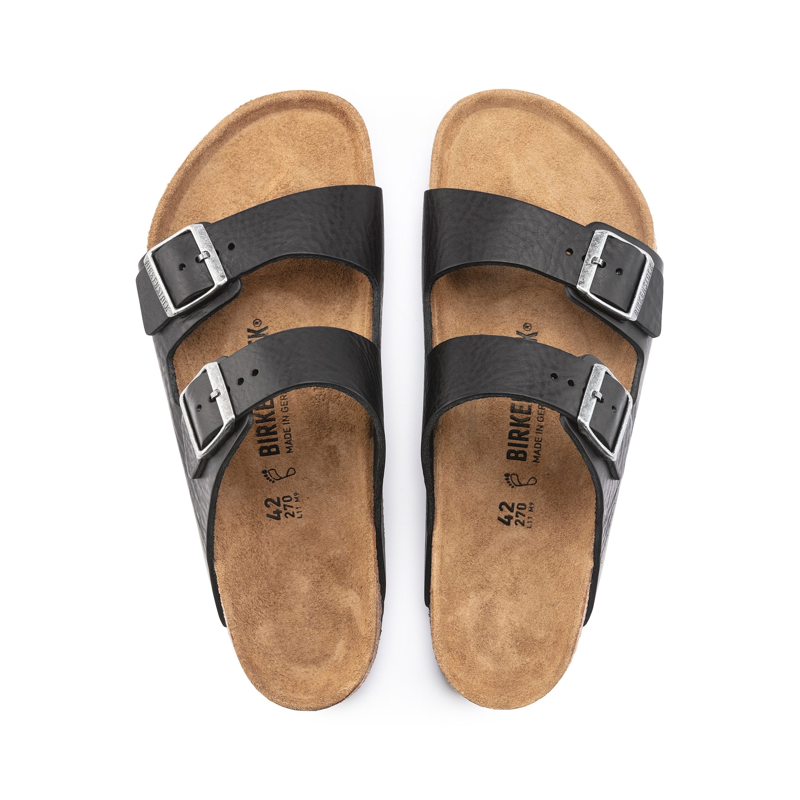 Arizona Vintage Wood Black Natural Leather - Image 3