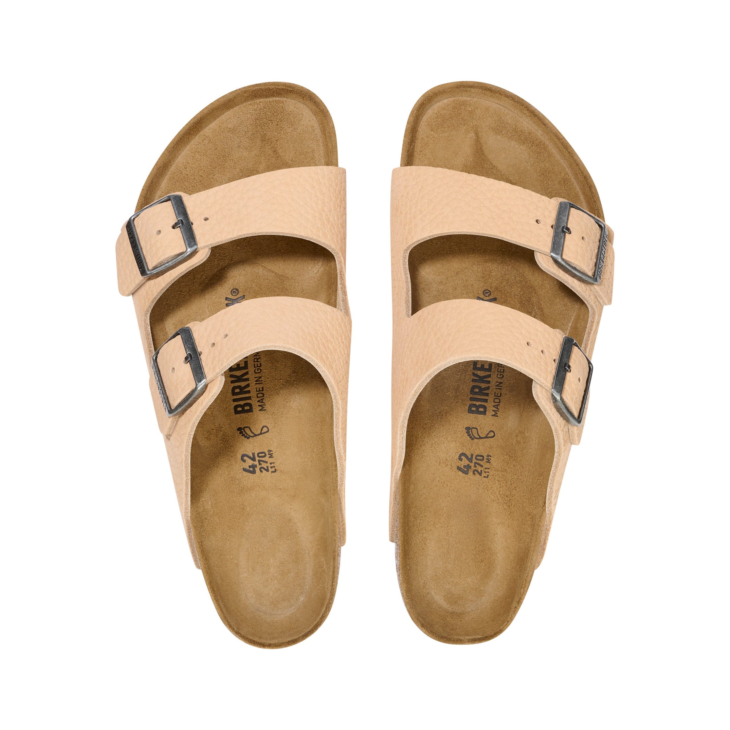 Arizona Desert Buck New Beige Nubuck Leather - Image 3