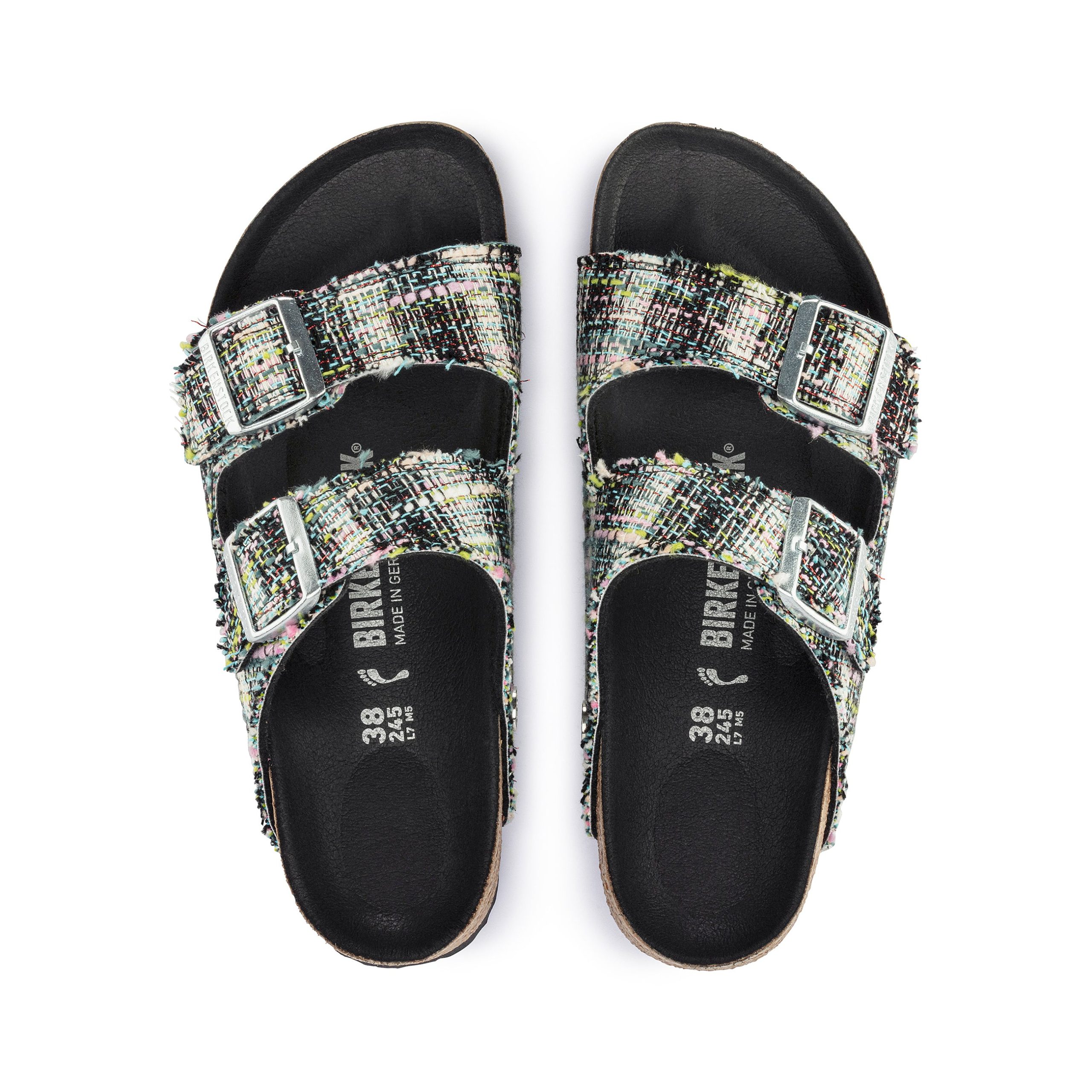 Arizona Vegan Rivet Logo Festive Weave Green Synthetic/Textile - Image 3