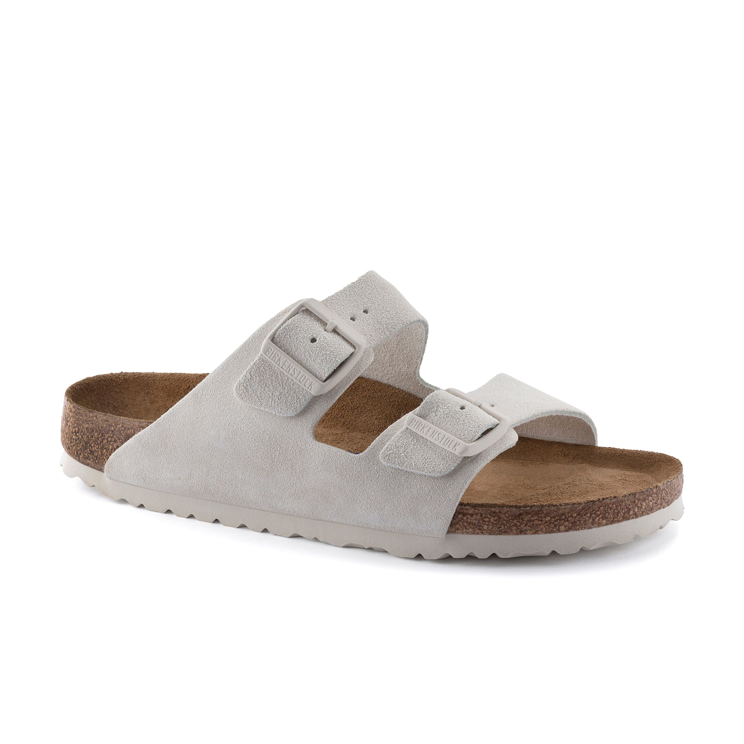 Arizona SFB Antique White Suede Leather