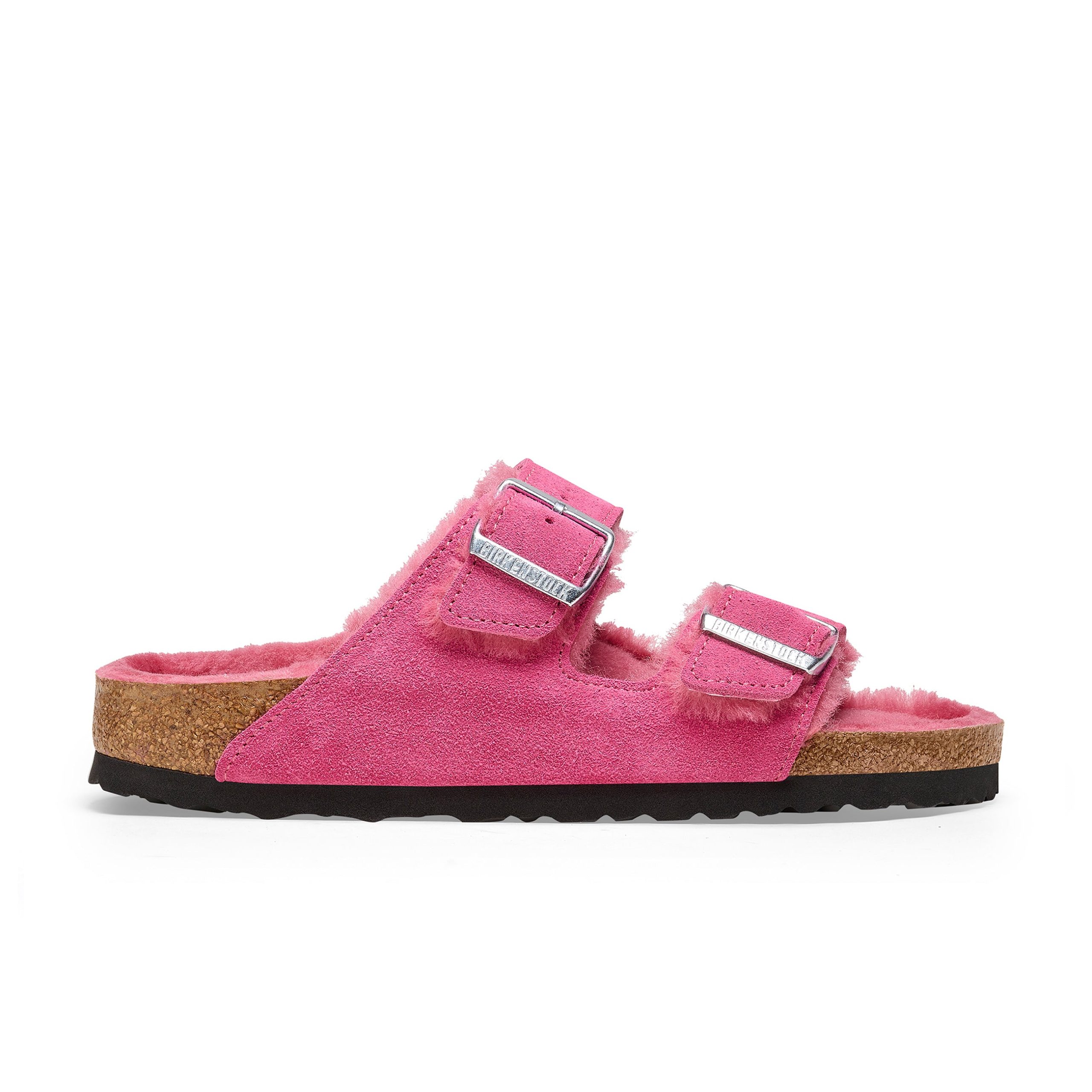 Arizona Shearling Fuchsia Tulip Suede Leather/Shearling - Image 2