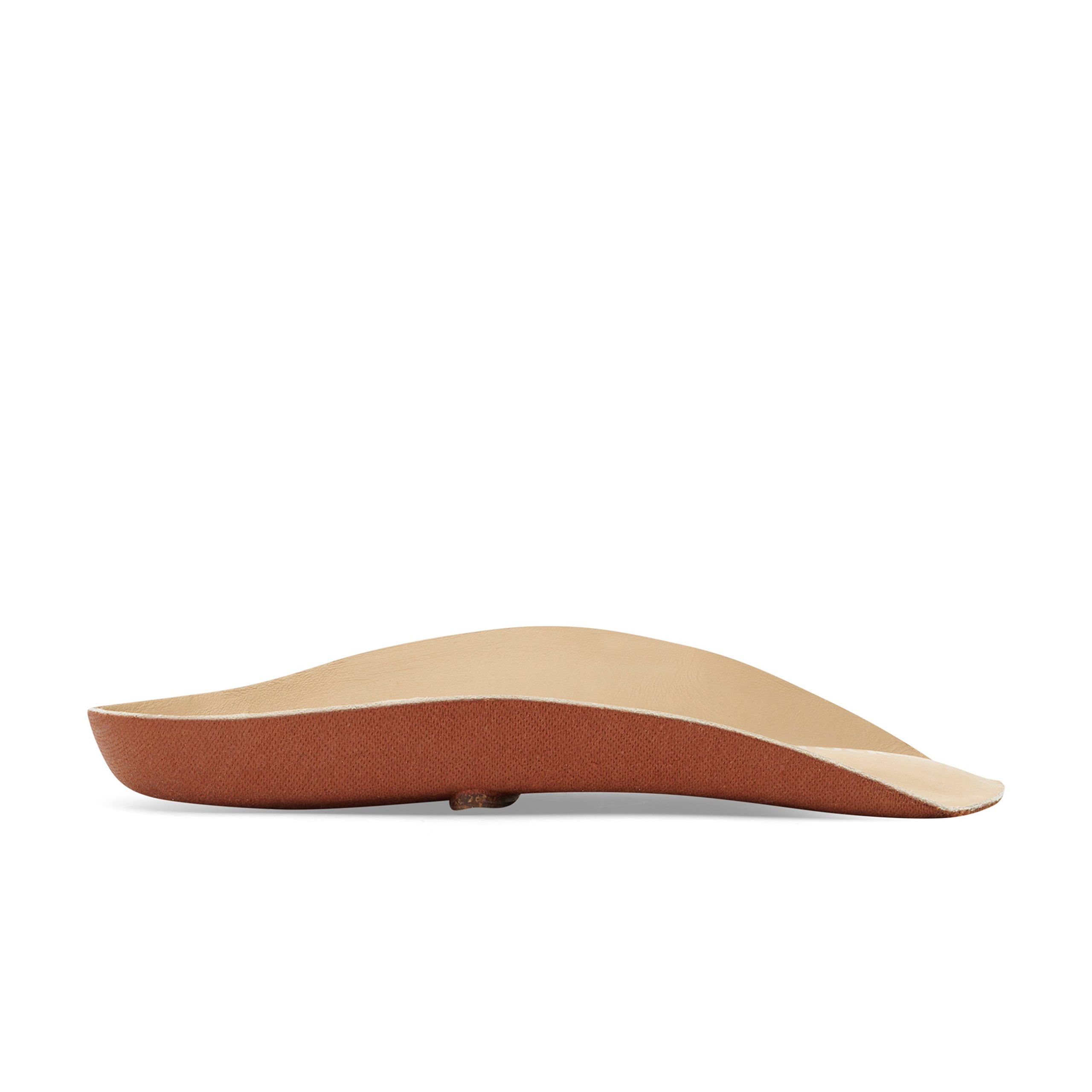 Blue Footbed Beige Leather - Image 3