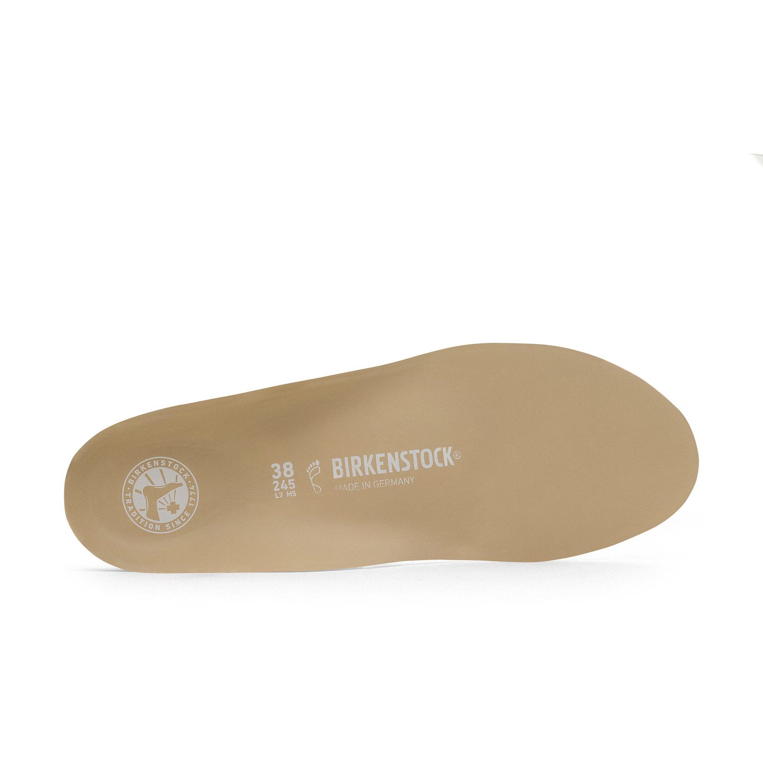 Blue Footbed Long Beige Leather - Image 2