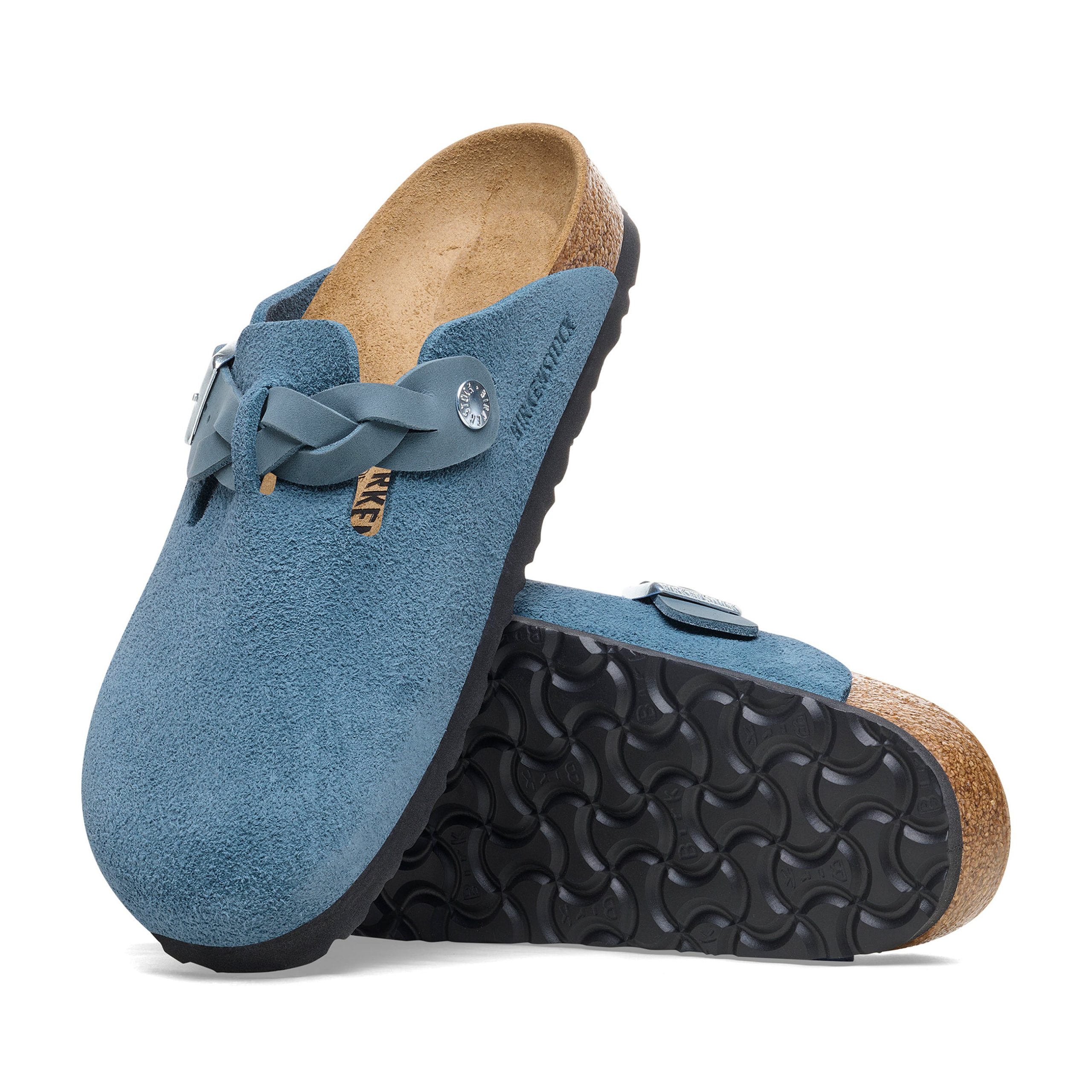 Boston Braided Elemental Blue Suede Leather - Image 4