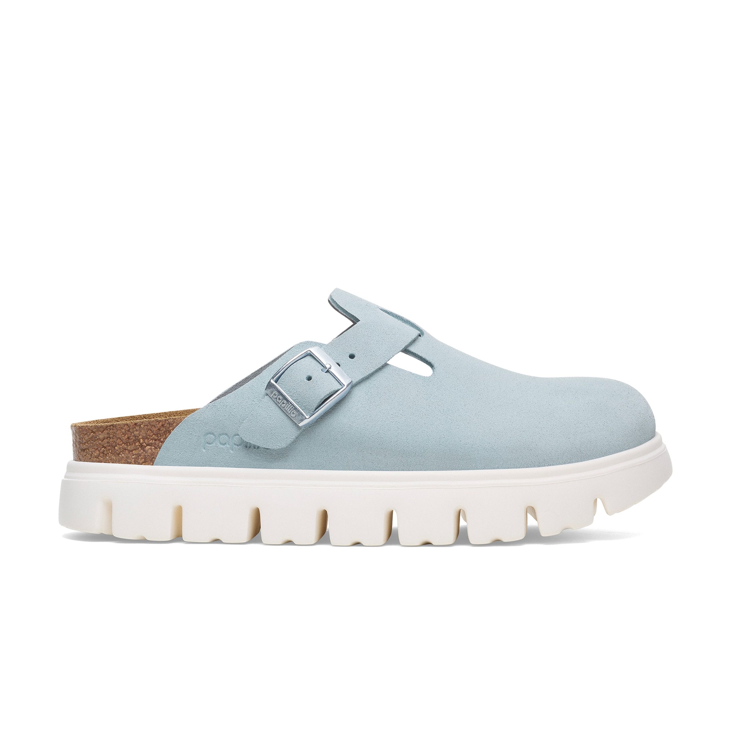 Boston Chunky Baby Blue Suede Leather - Image 2