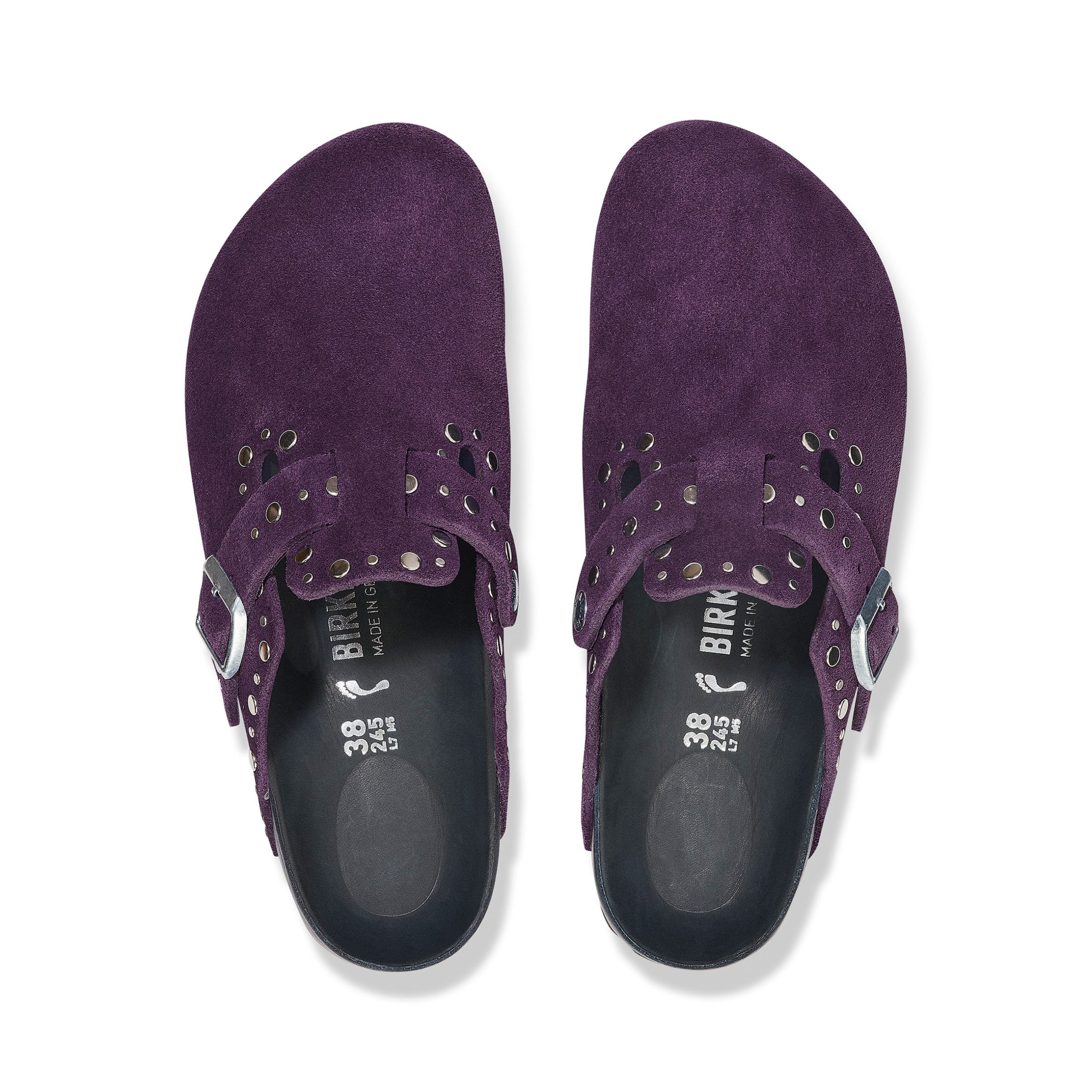 Boston Exquisite Rivets Acai Suede Leather - Image 3