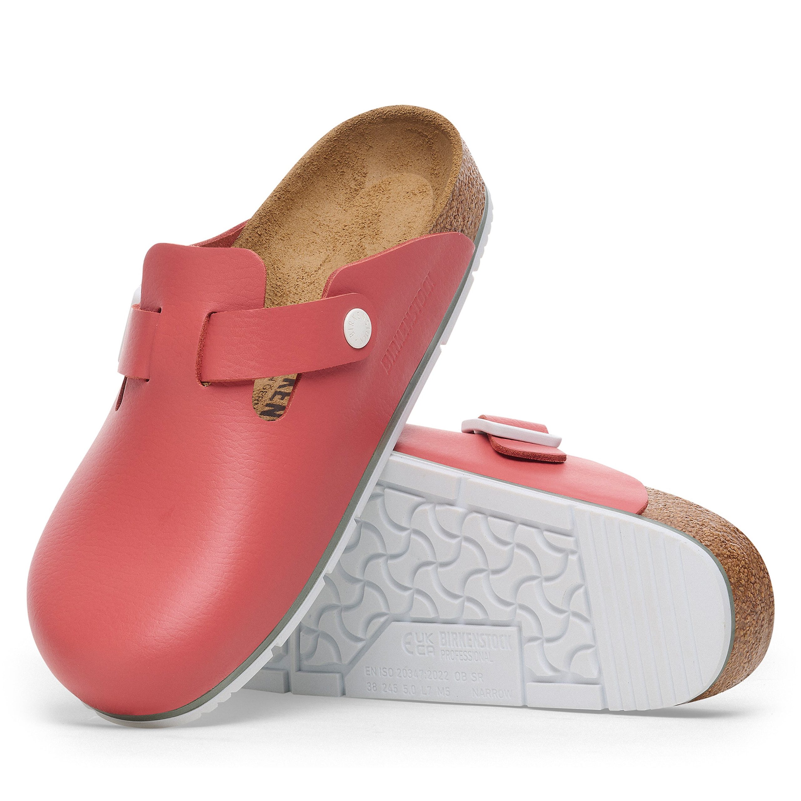 Boston Pro Mars Red PU Coated Natural Leather - Image 4