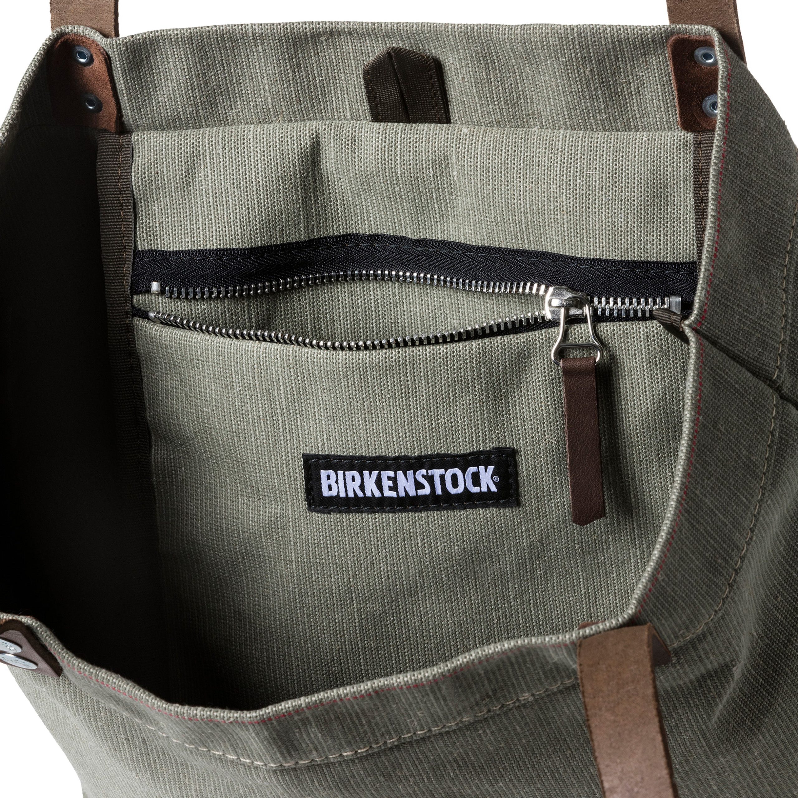 Cologne Bag Medium Olive Green Canvas - Image 6