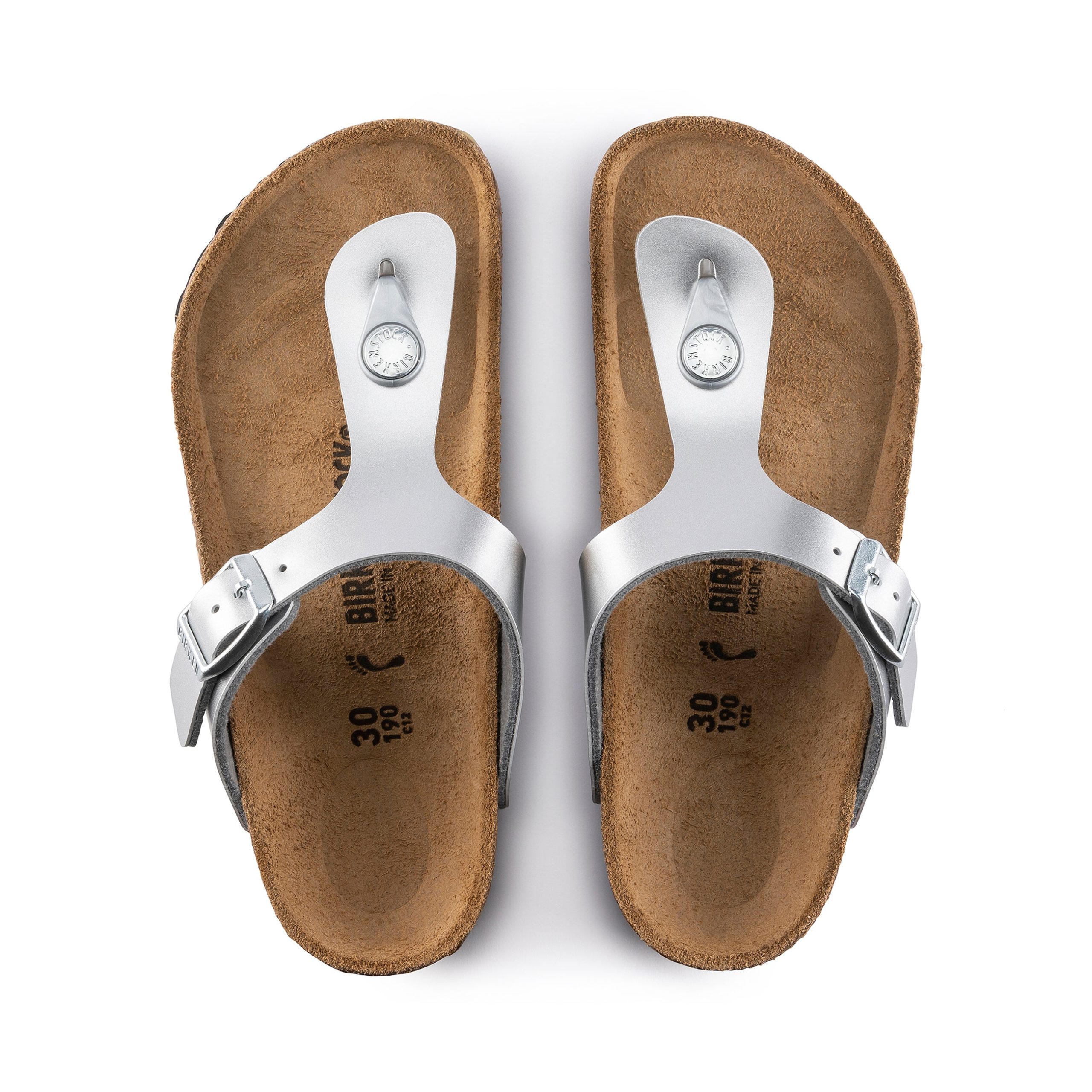 Gizeh Kids Metallic Silver Birko-Flor - Image 3