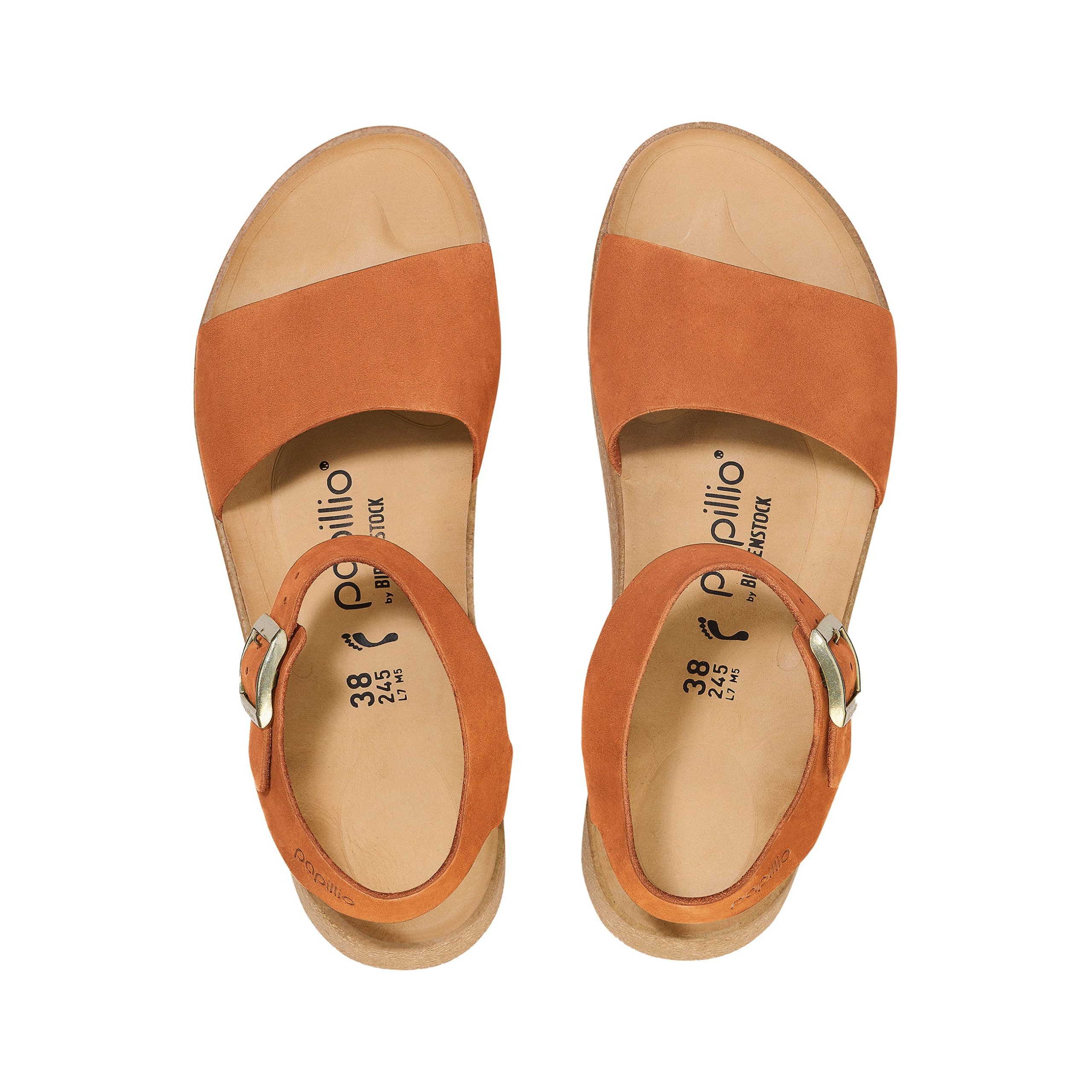 Glenda Pecan Nubuck Leather - Image 3