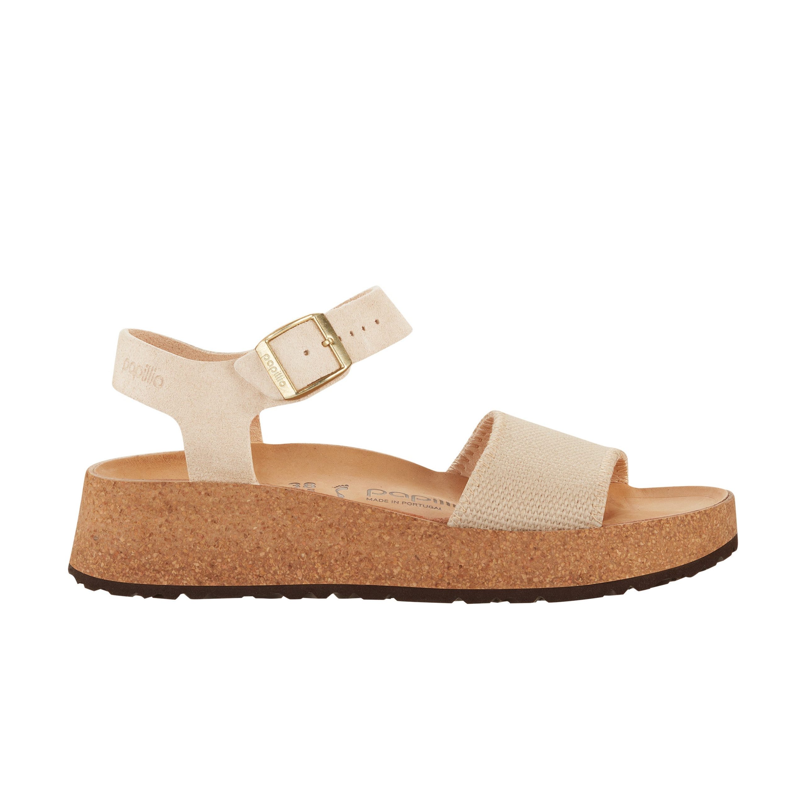 Glenda Sandcastle Canvas/Suede Leather - Image 2