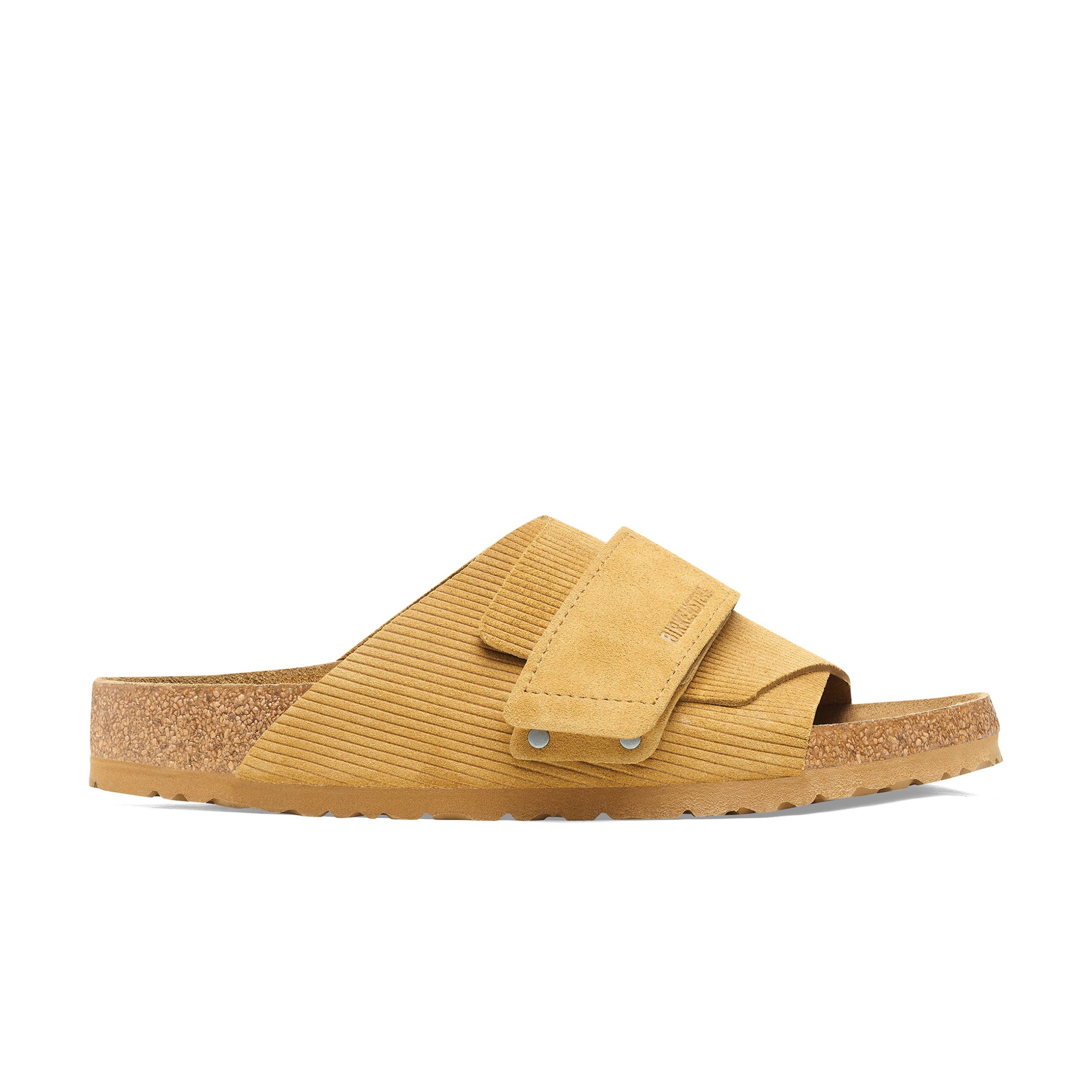 Kyoto Corduroy Cork Brown Embossed Suede Leather - Image 2