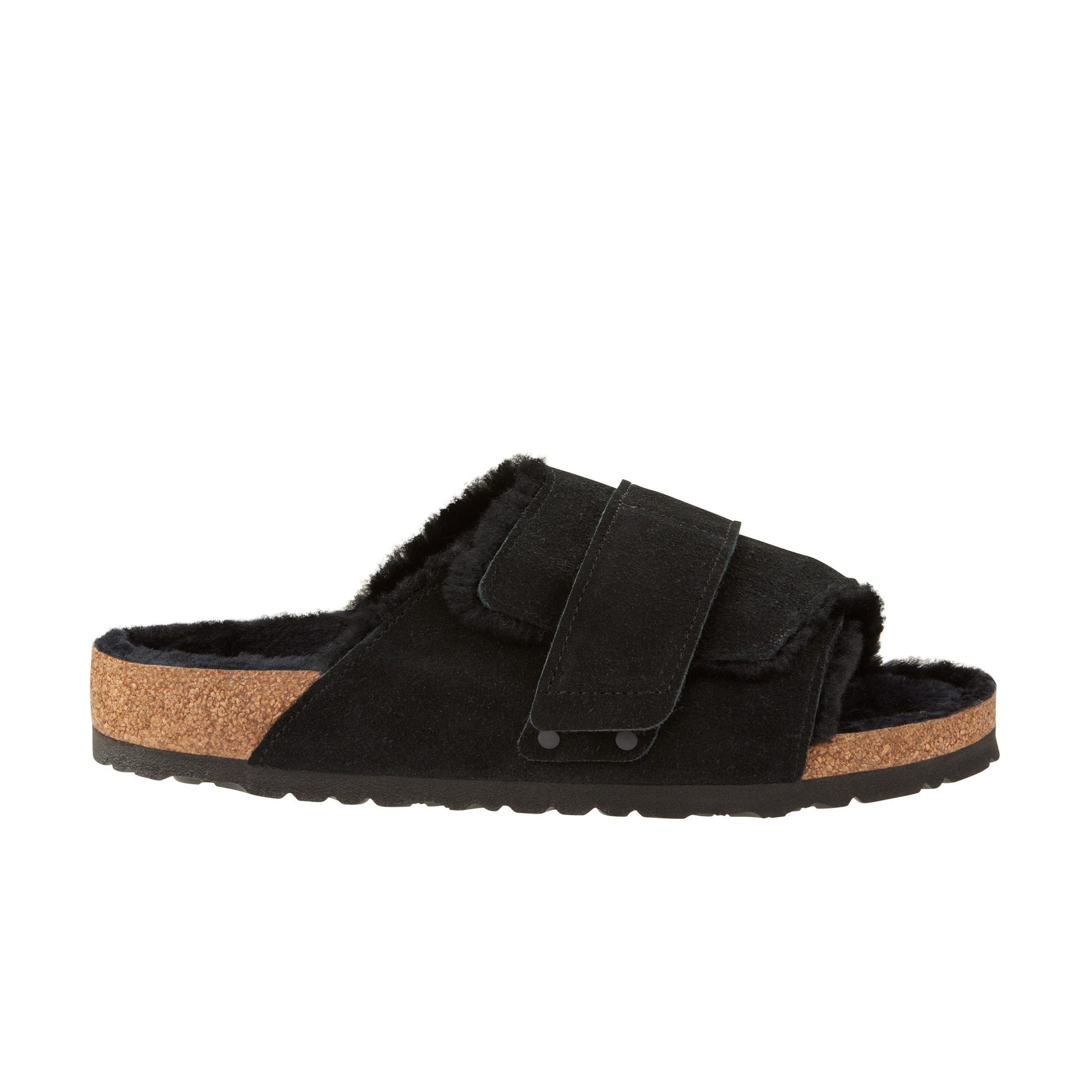 Kyoto Shearling Black Suede Leather/Shearling - Image 2