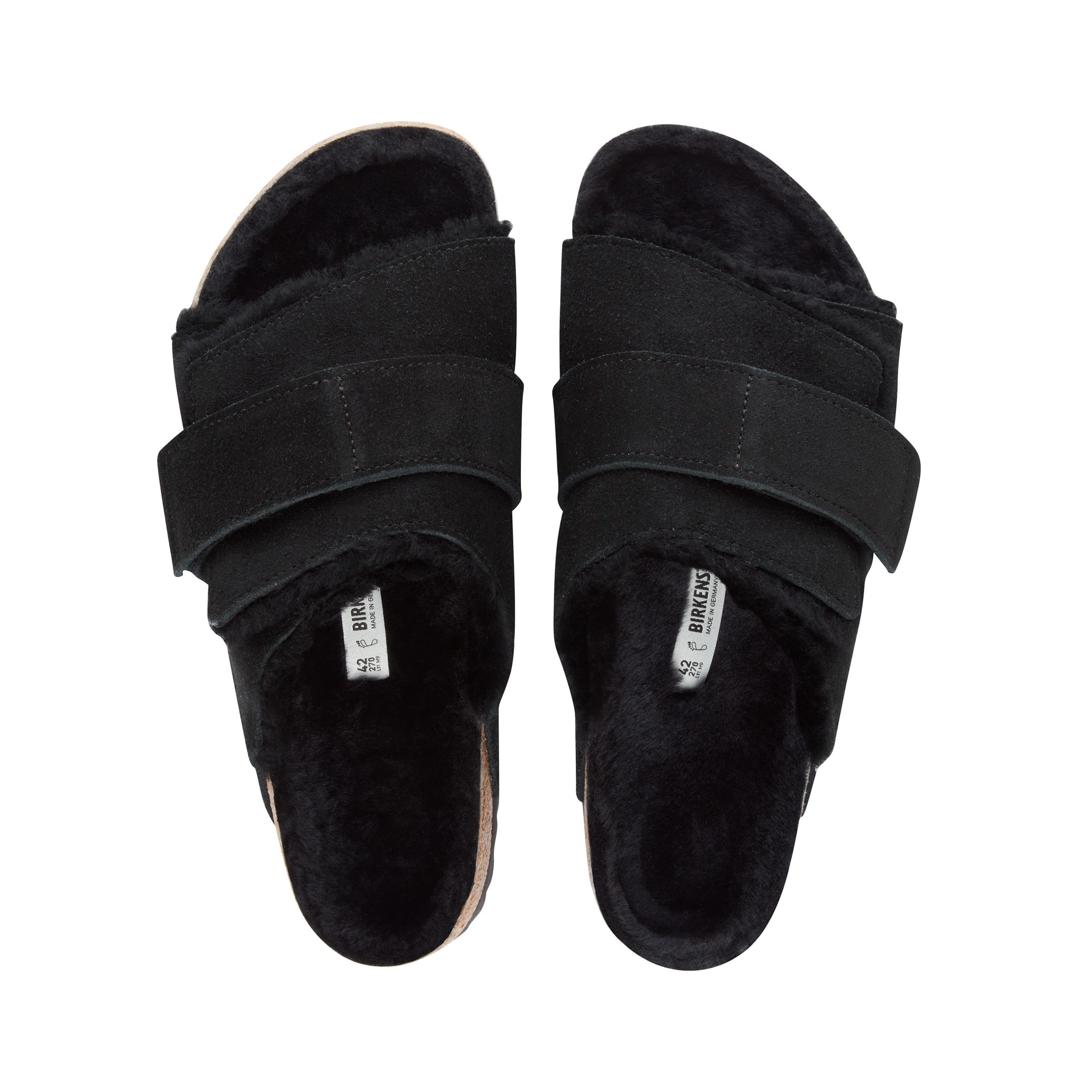 Kyoto Shearling Black Suede Leather/Shearling - Image 3