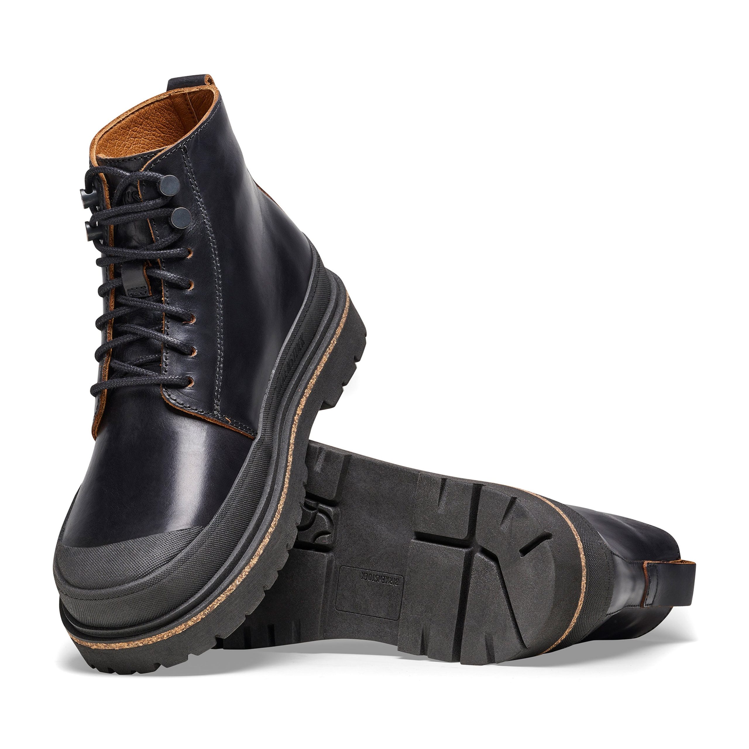 Prescott Womens Black Natural Leather - Image 4