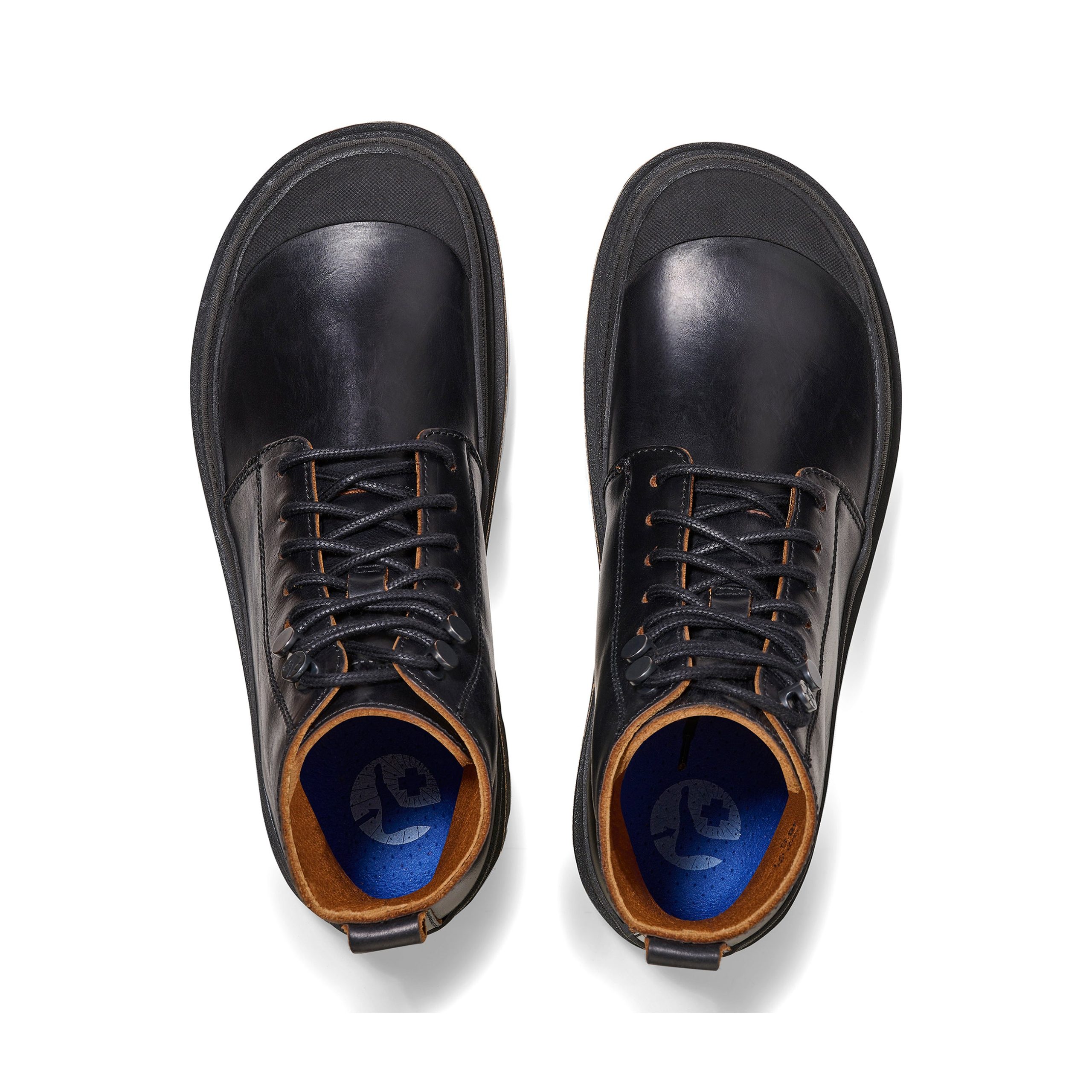 Prescott Womens Black Natural Leather - Image 3