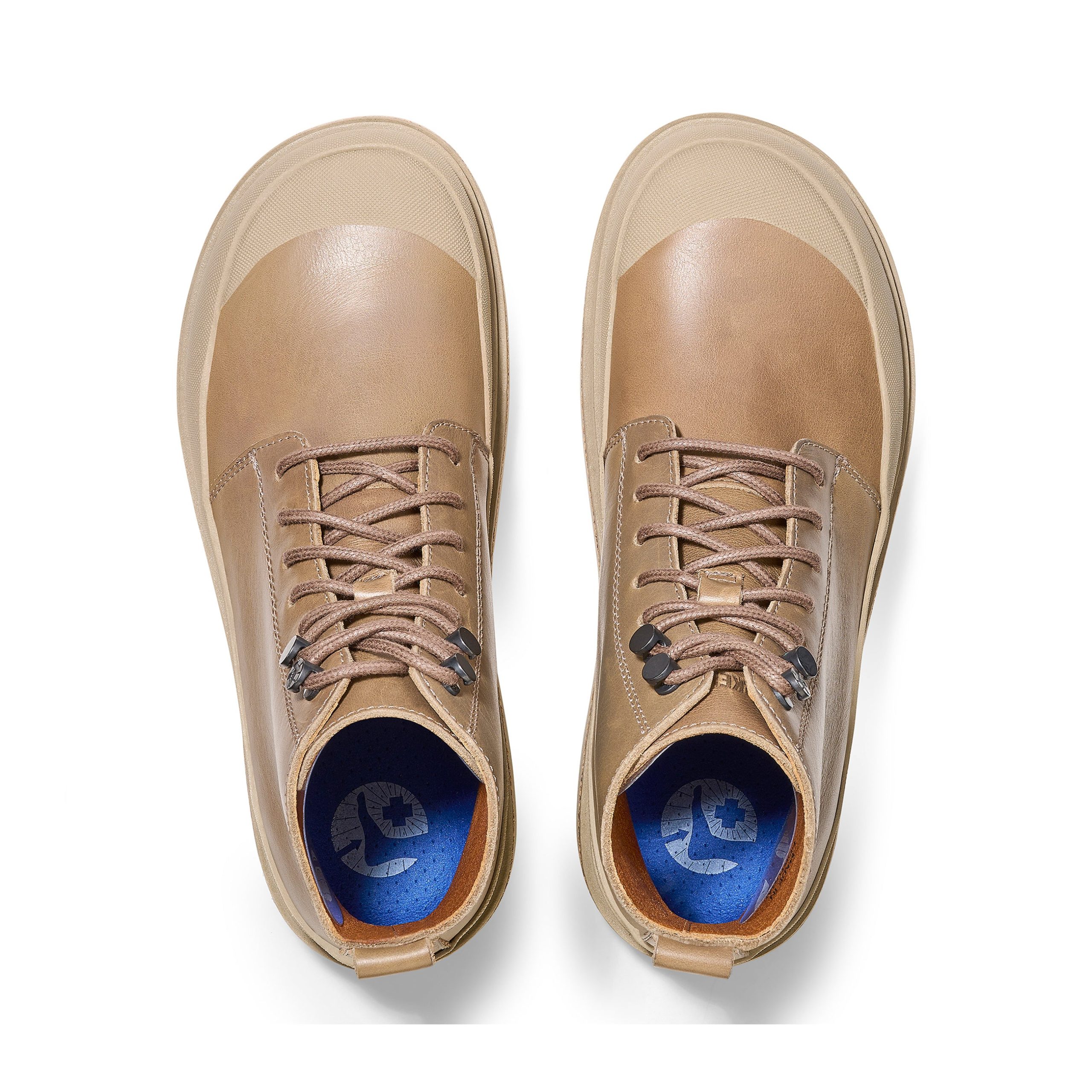 Prescott Womens Taupe Natural Leather - Image 3