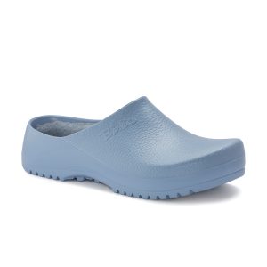 Super Birki Dusty Blue Polyurethane/Shearling