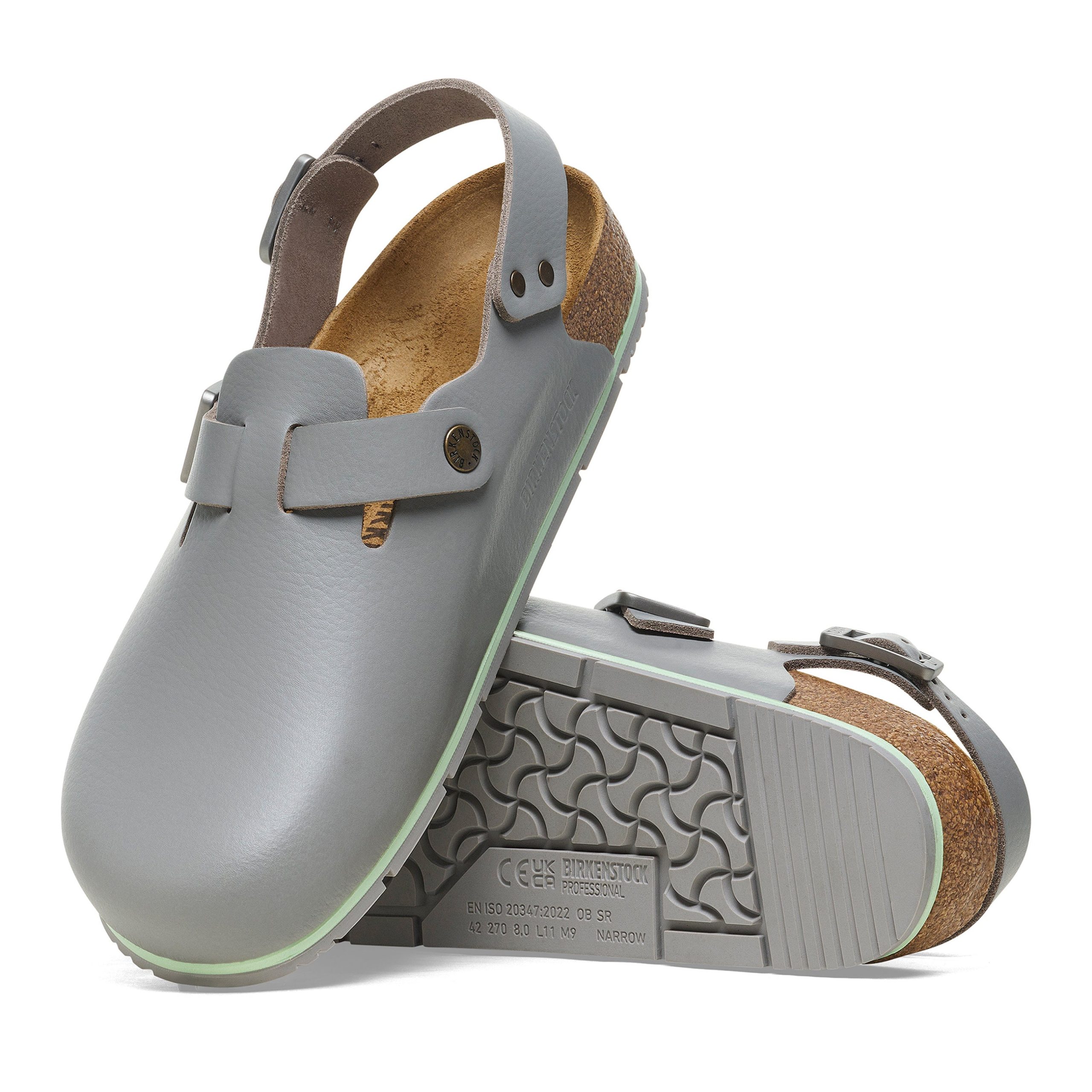 Tokio Pro Grey PU Coated Natural Leather - Image 4