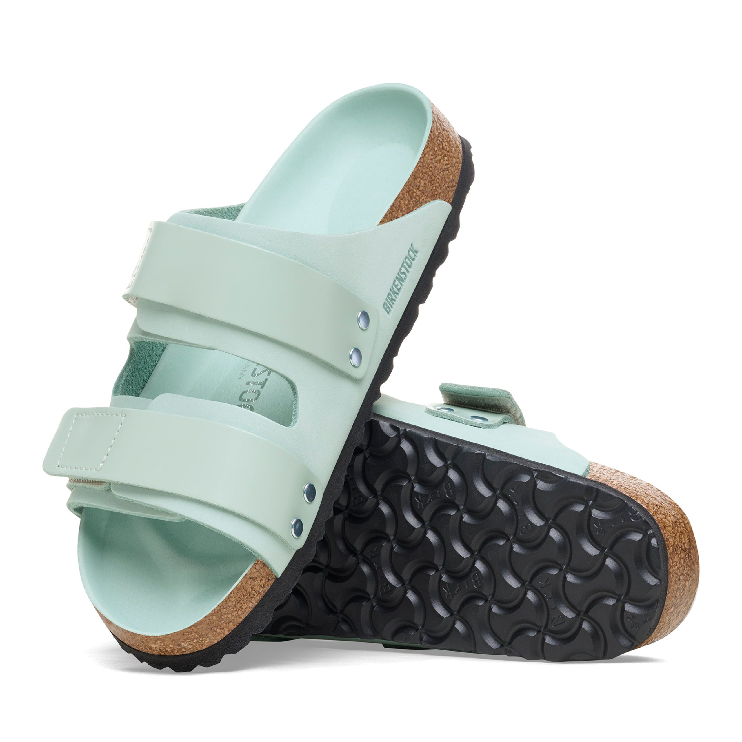 Uji High Shine Surf Green Nubuck Leather - Image 4